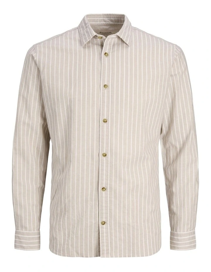 Summer Linen Shirt in Beige