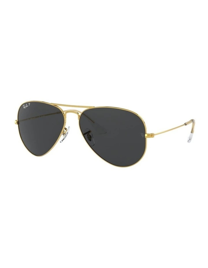 Aviator Gold RB3025 Polarised Sunglasses