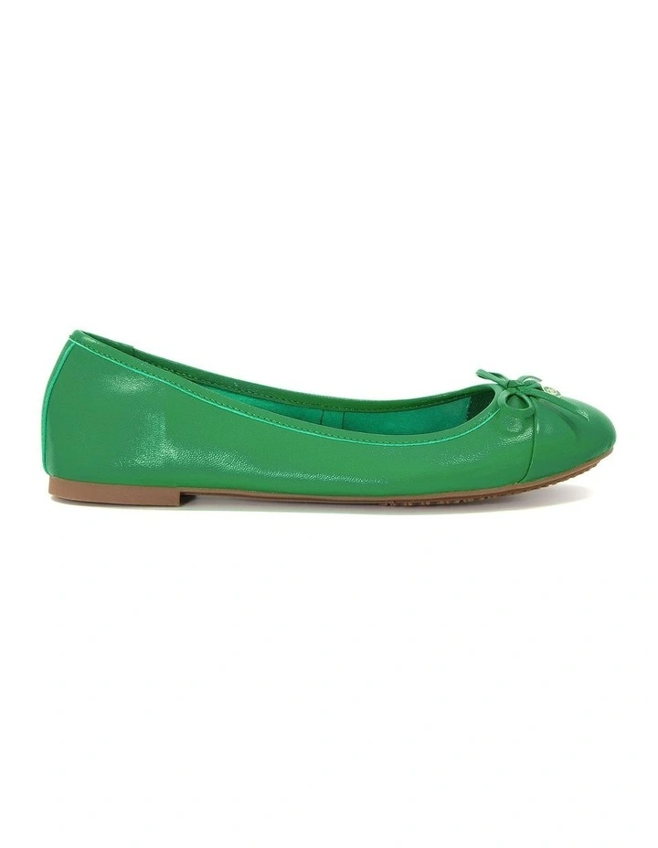 Hallo Ballet Flat in Green