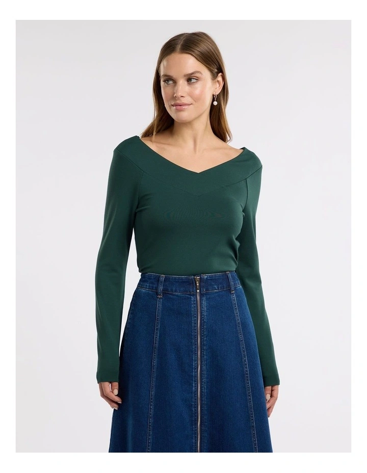 Sofie Top in Green