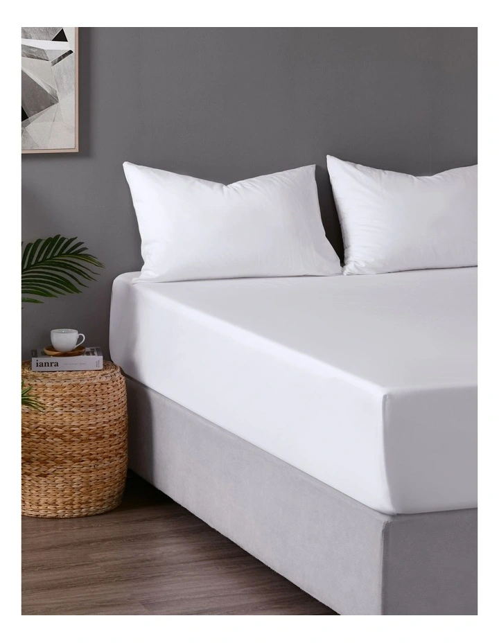 Commercial Top or Bottom Sheet Single Bed 180x305cm in White