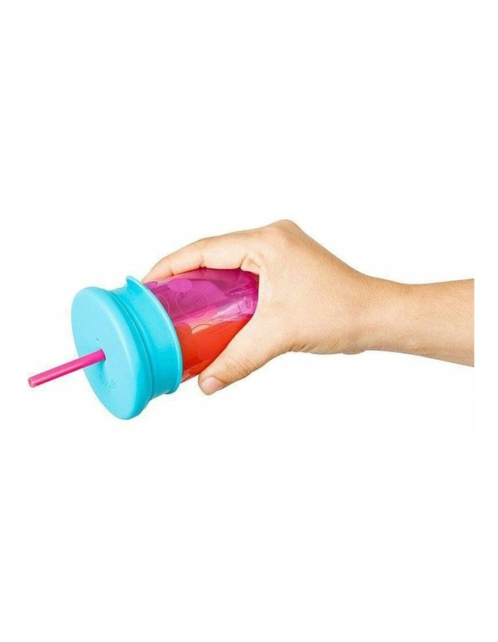3pc Snug Straw Baby/Girl/12m /Infant Universal Cup Cover/Lid Pink/Blue/PP