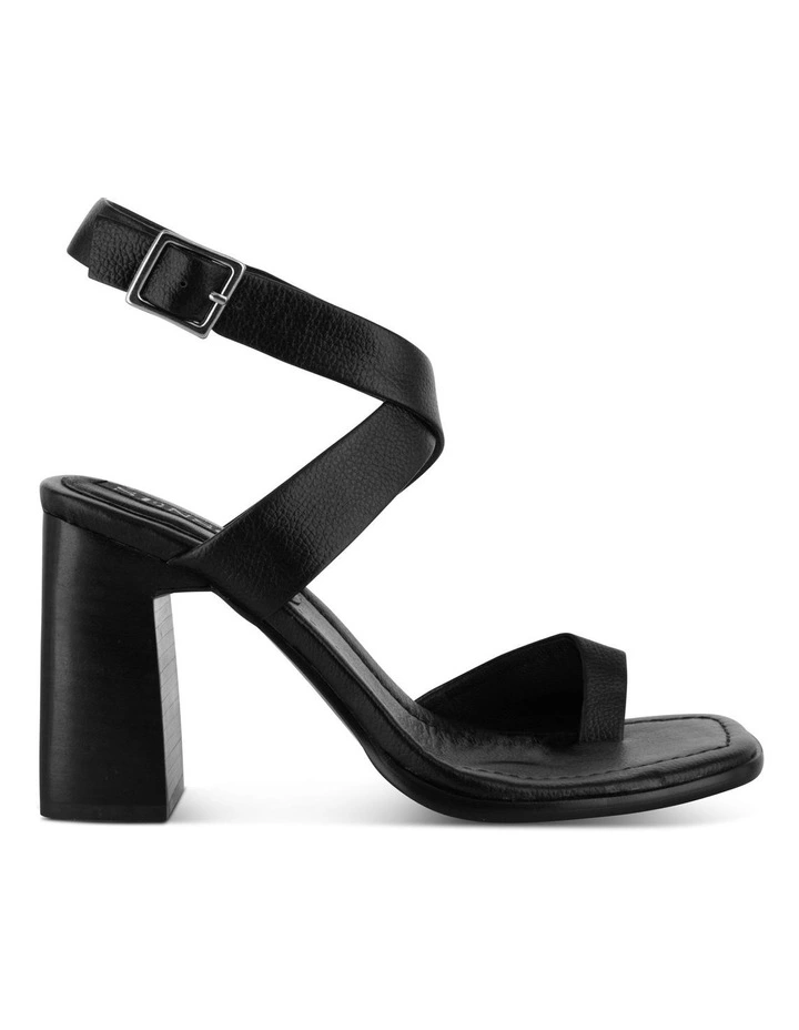 Chrissy Heeled Sandals in Black