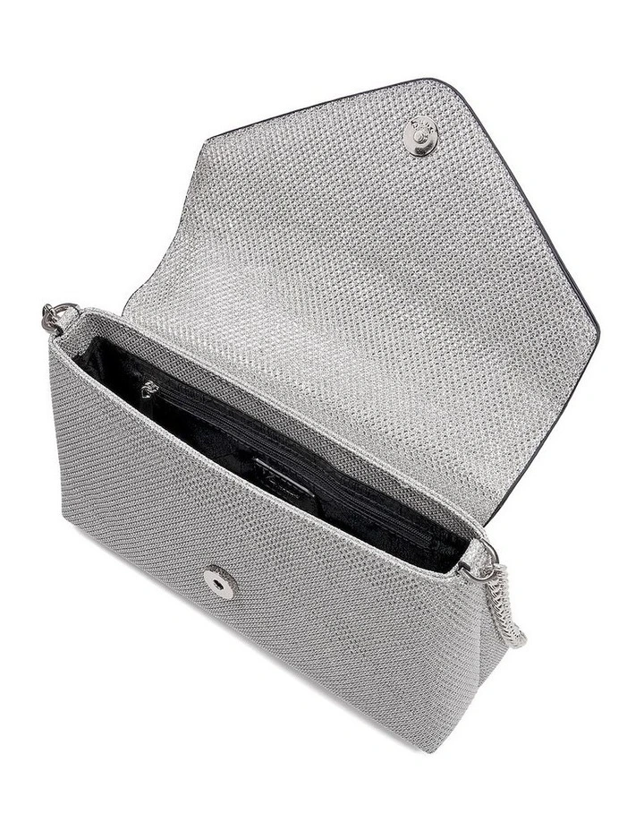 Billa Clutch in Silver