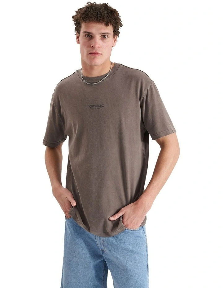 Norma Relaxed Tee in Pigment Iron