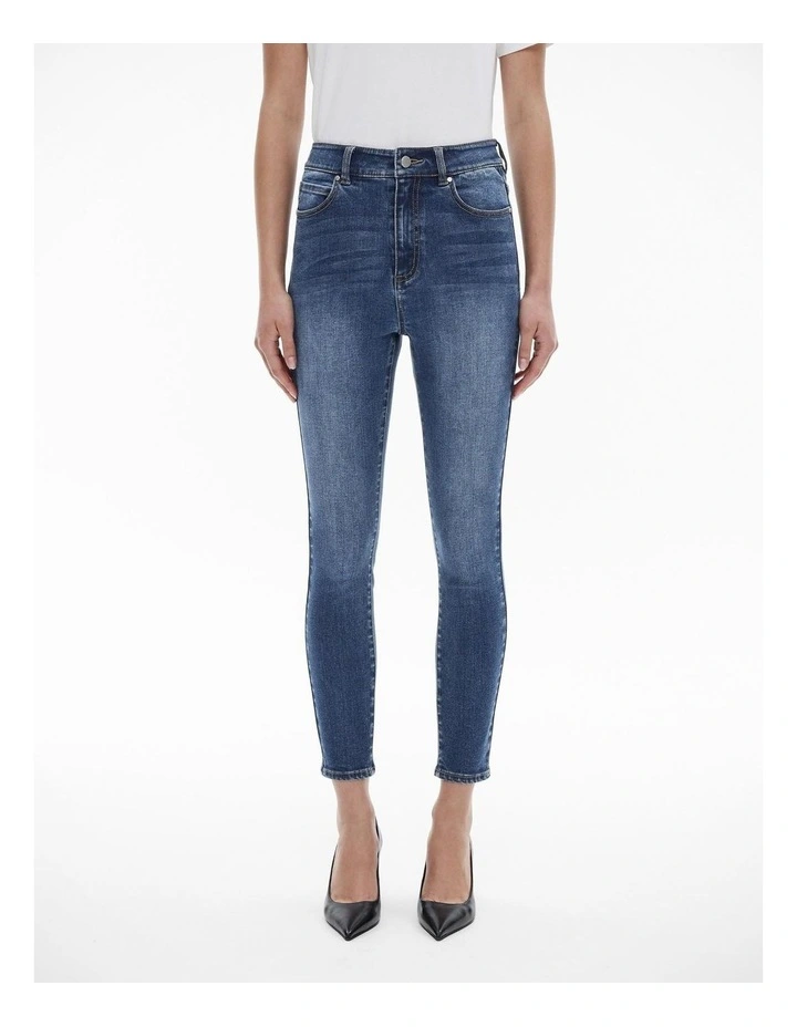 7/8 Skinny Jean in Indigo