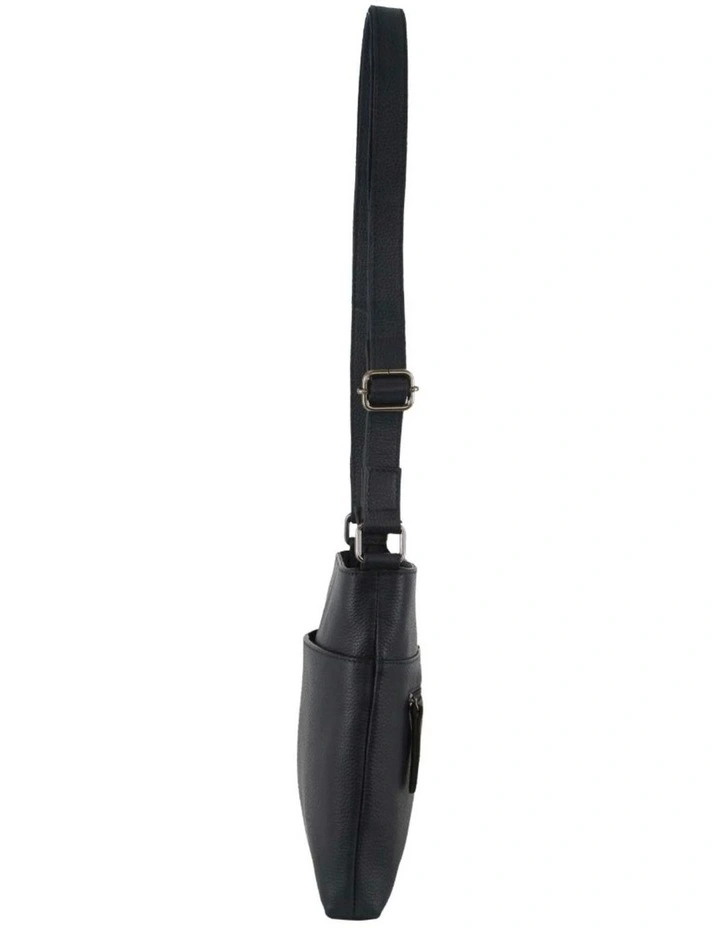 Nappa Leather Cross-Body Bag in Navy