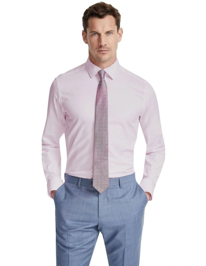 Islington Dobby Shirt in Lilac