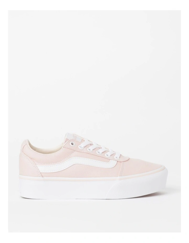 Ward Platform Sneaker in Peach Pink/True White