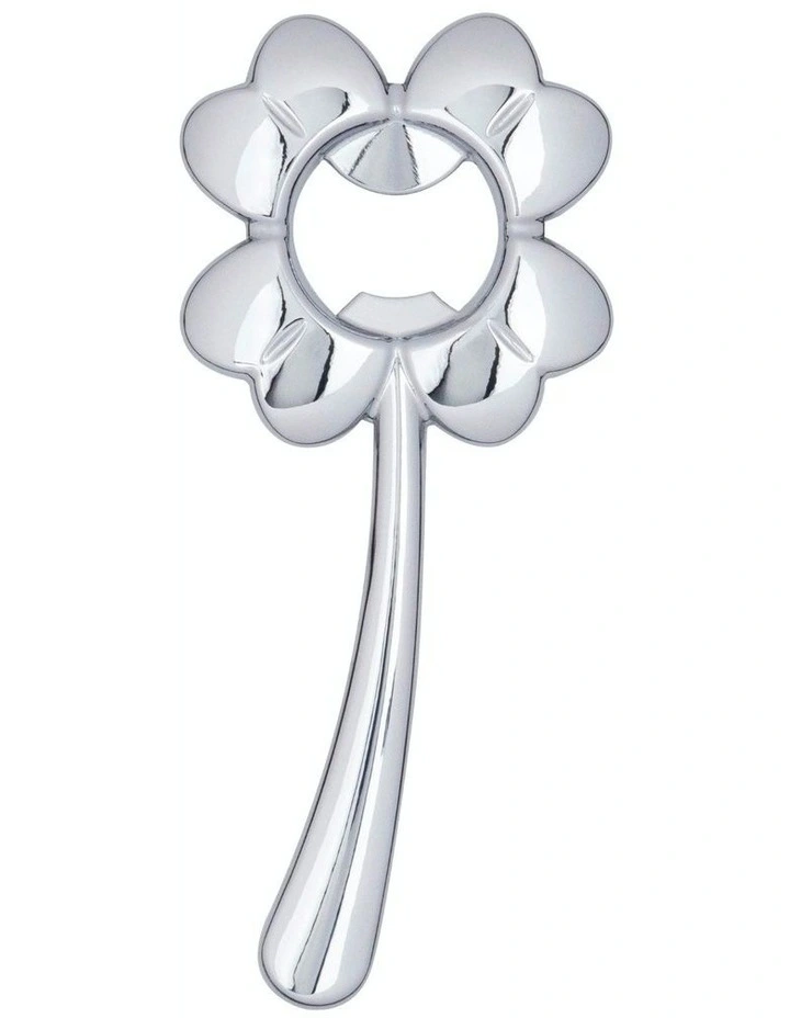 Quadrifoglio Bottle Opener in Chrome