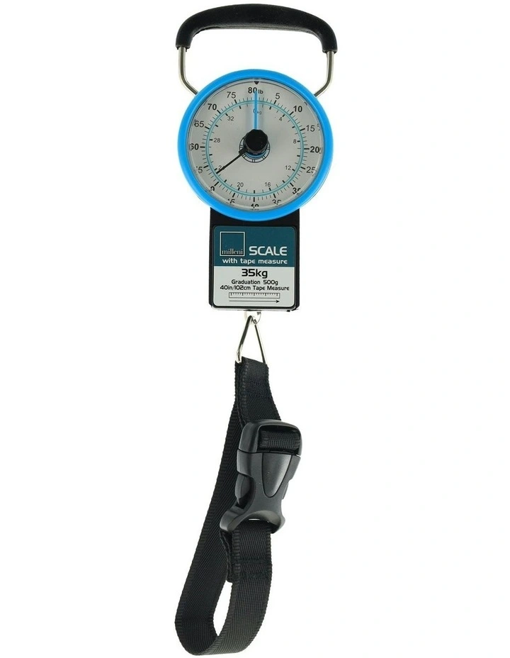 Travel Manual Scale in Blue