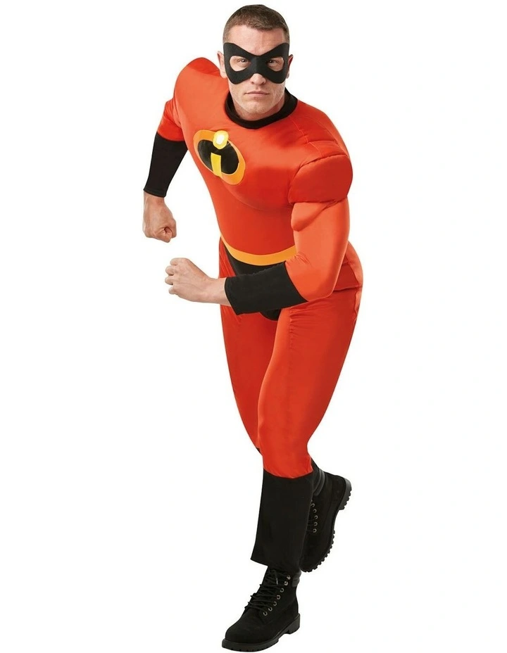 Mr Incredible 2 Deluxe Dress Up Costume in Red