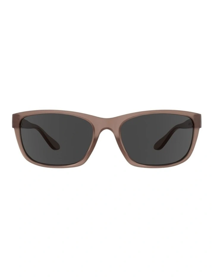 Sunglasses with Polarised Grey Lenses in Sepia Brown