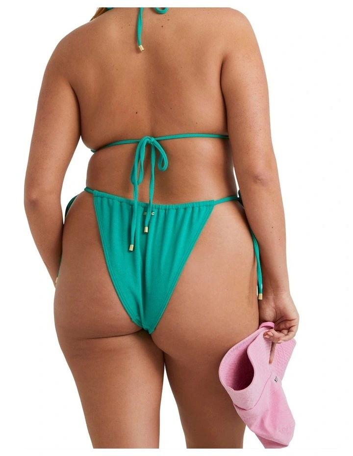 Sunkissed Bells Bikini Bottom in Jade Green