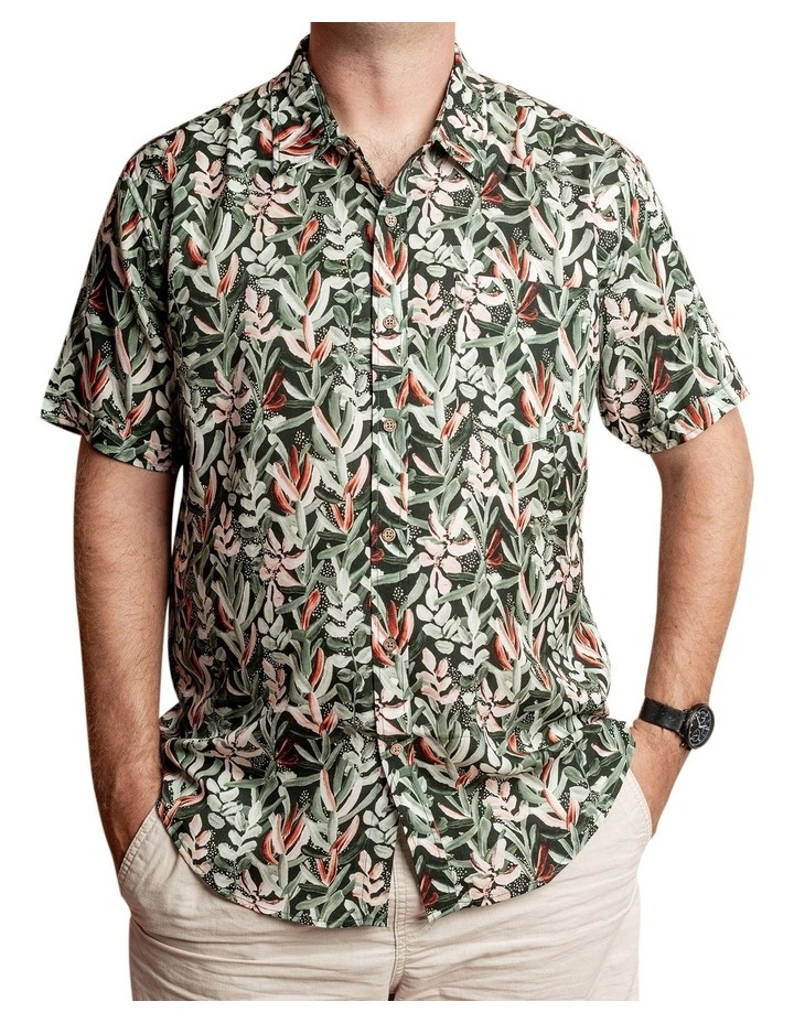 Protea Short Sleeve Shirt in Green