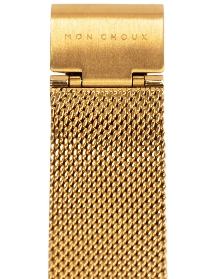Classic Mesh Watch Strap 18mm in Gold