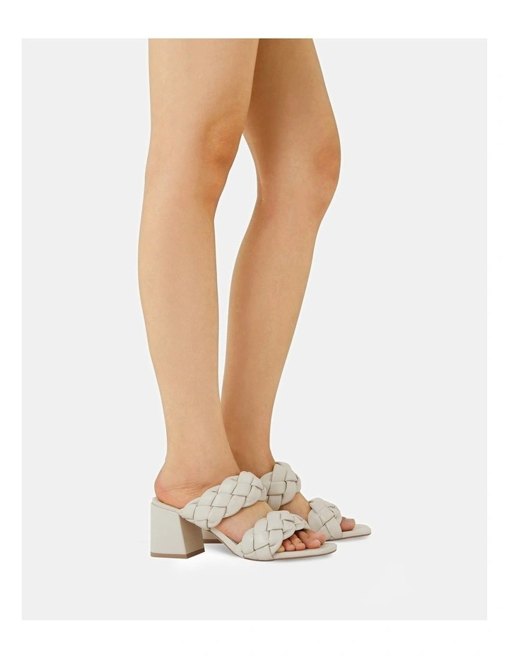 Ugandan Strappy Heels in Cream