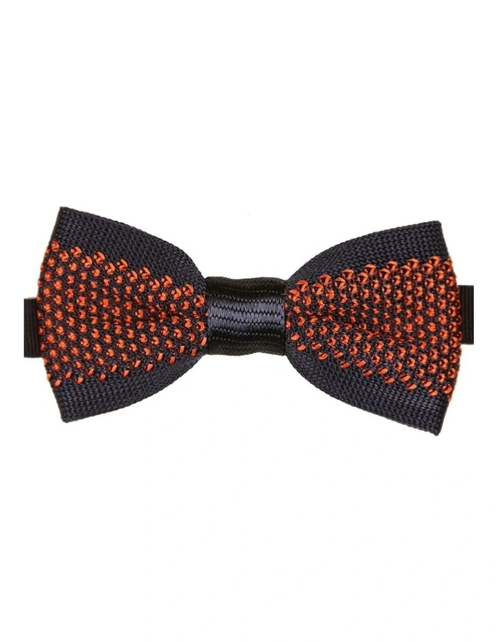 Briller Knitted Bow Tie in Navy