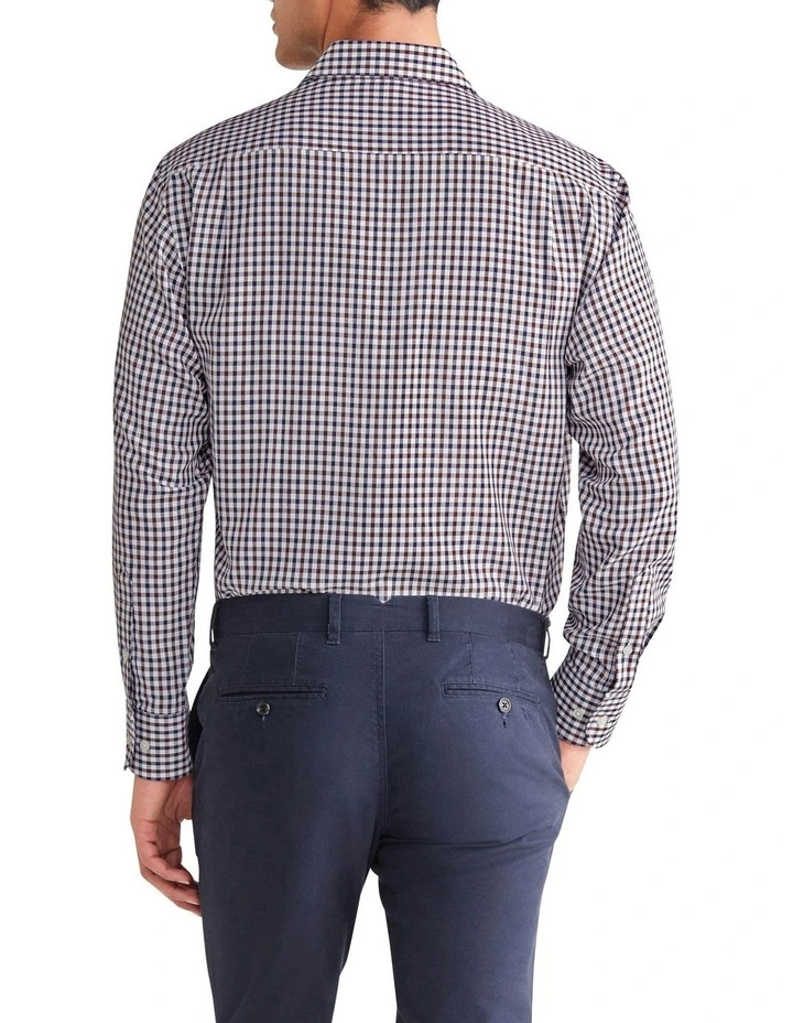 Classic Shirt Multi Tone Check Shirt in Purple