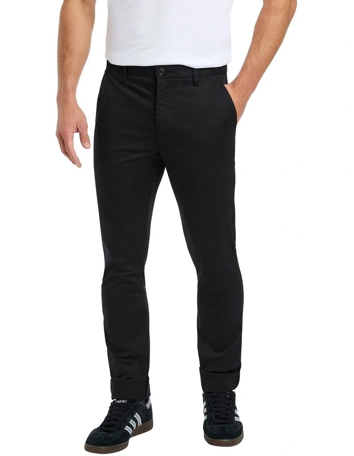 Baltic Slim Fit Chino in Black