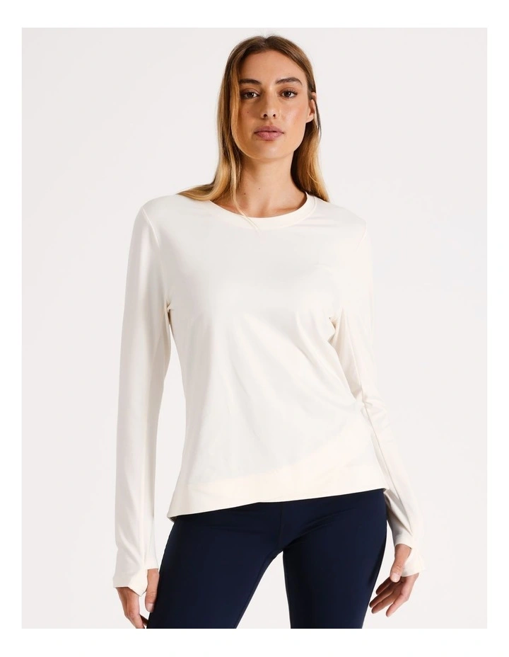Cross Front Top in White