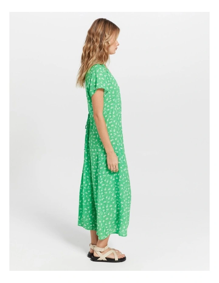 Mindie Midi Dress in Green