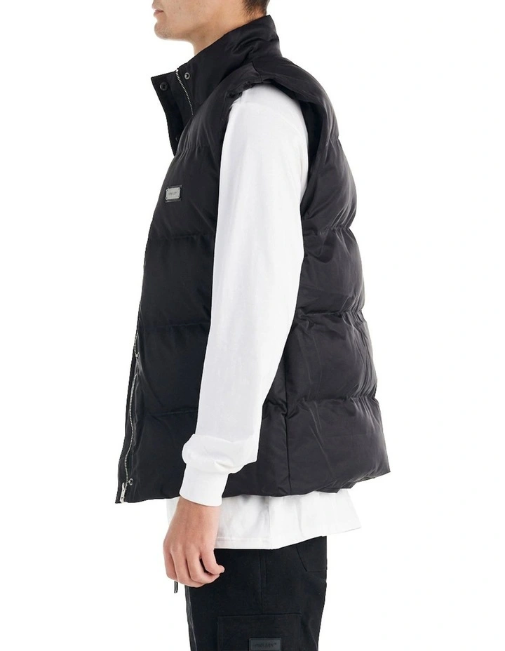 Monet Puffer Vest in Black