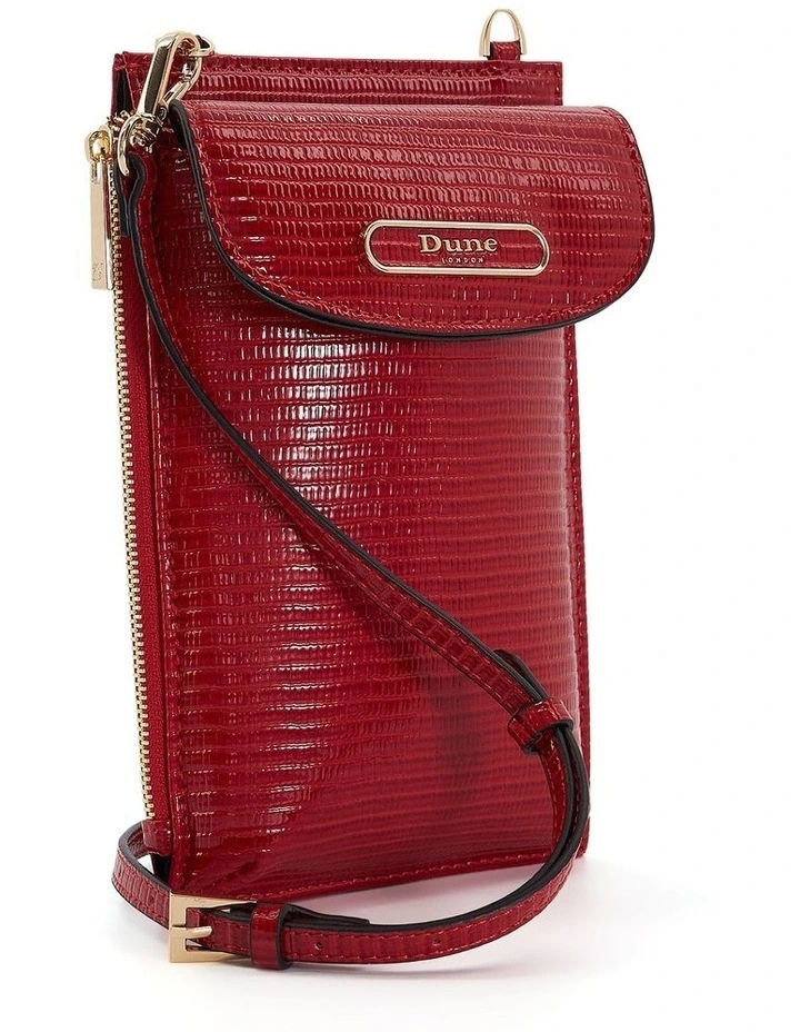 Shellies Crossbody Phone Bag in Red