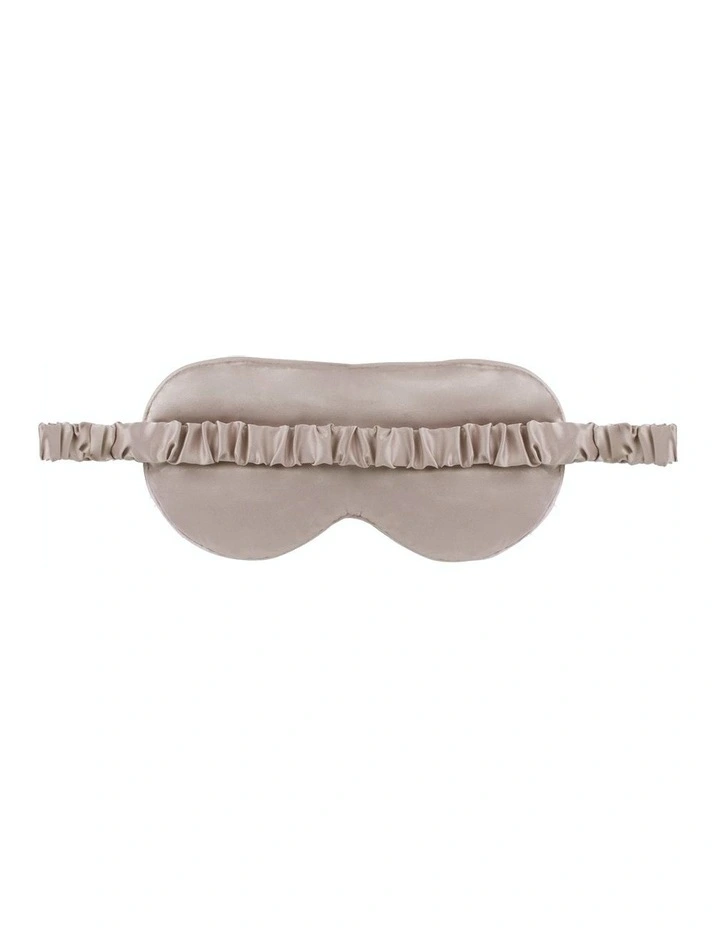 Deluxe Eye Mask in Mocha