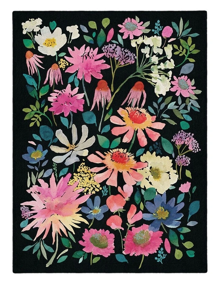 Zinnia 16505 Rug in Black