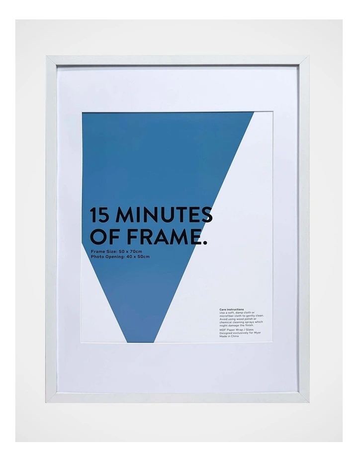 Photo Frame 50x70/40x50cm in White
