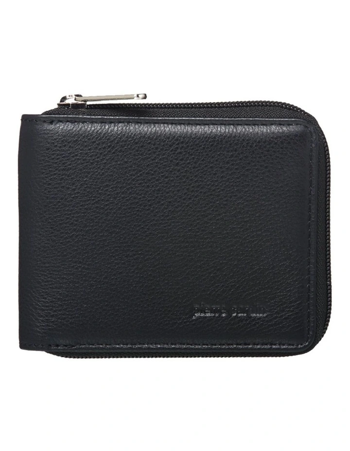 Italian Leather Wallet in Black