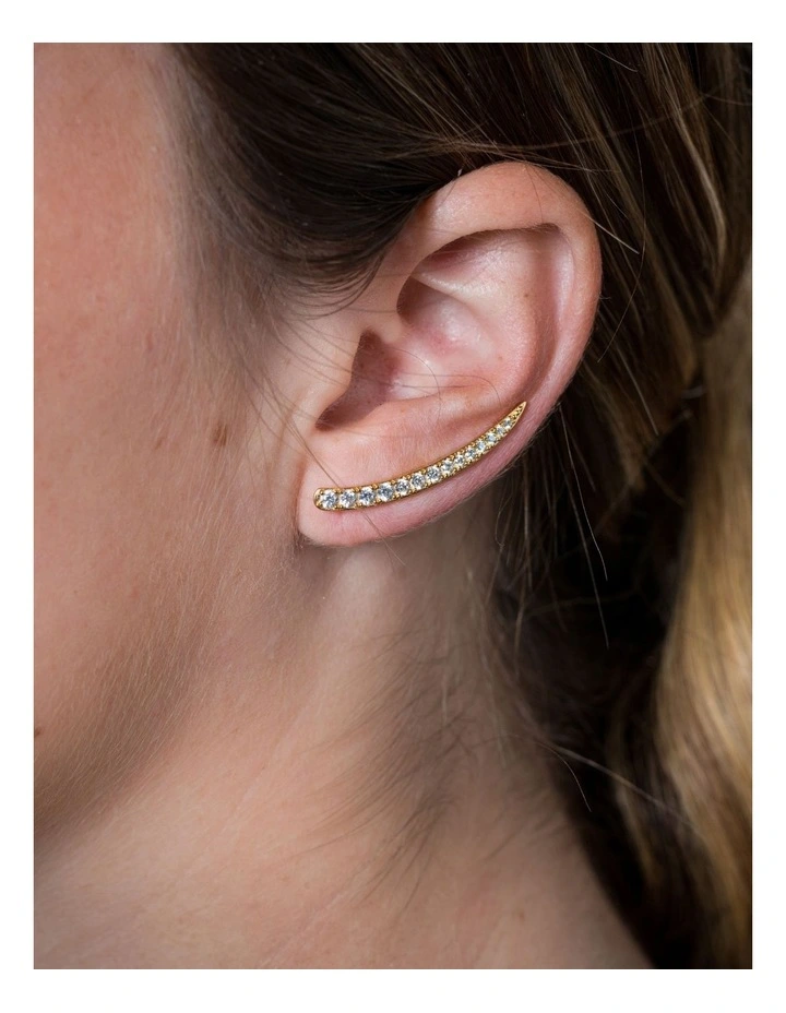Vanilla Vine Gold Earrings