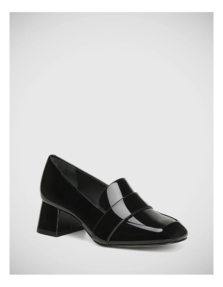 Isobel Patent Leather Loafer in Black