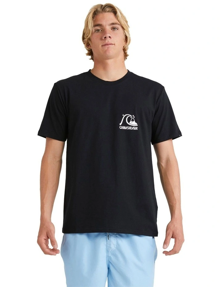 Bubble Logo Short sleeve T-shirt in Black