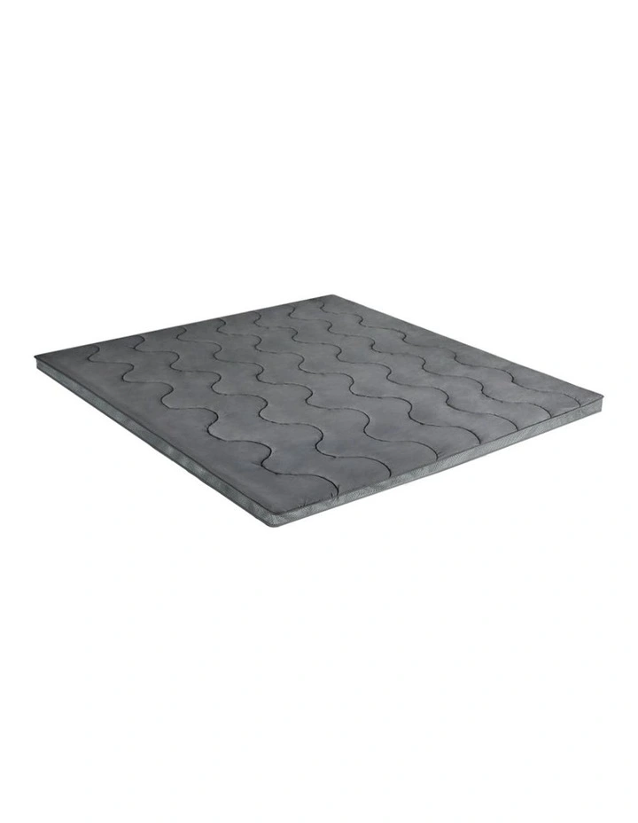 Queen Mattress Topper Protector in Grey