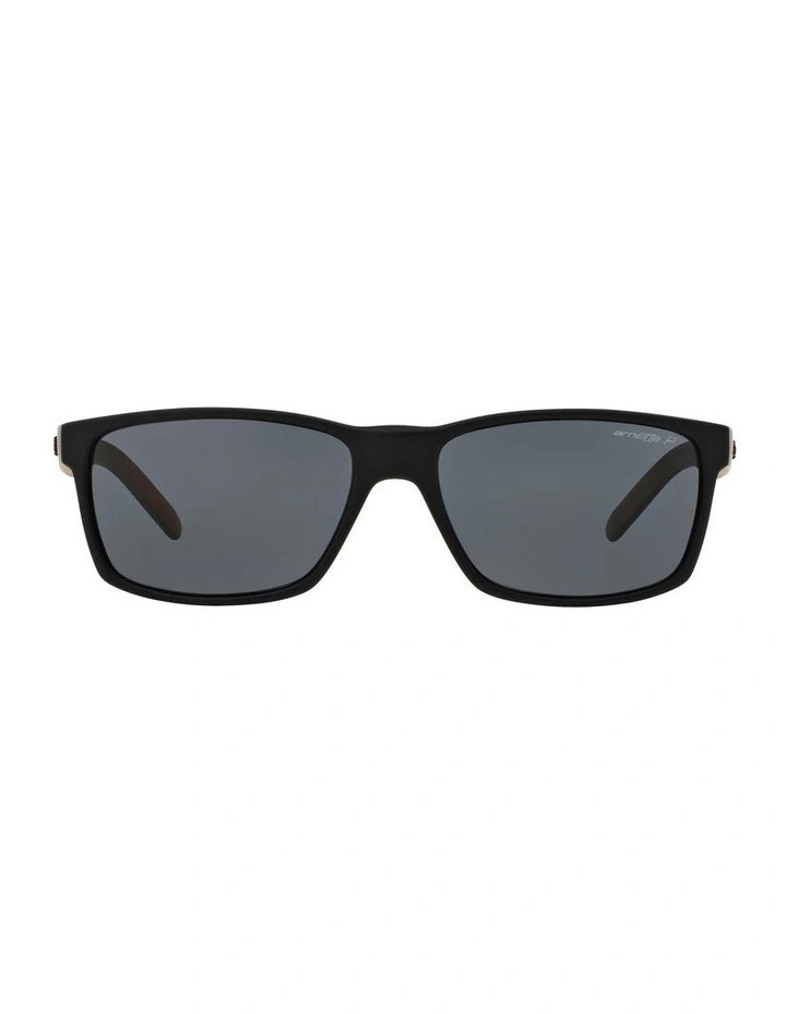 AN4185 Slickster Black Polarised Sunglasses