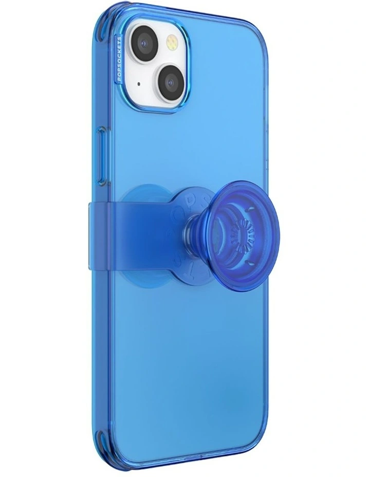 PopCase iPhone 14 Plus Phone Grip in Santorini Blue