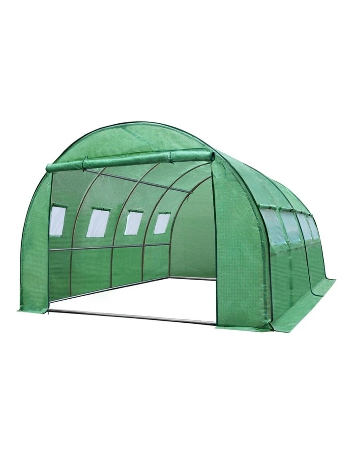 Greenhouse Garden Shed 4X3X2M In Green