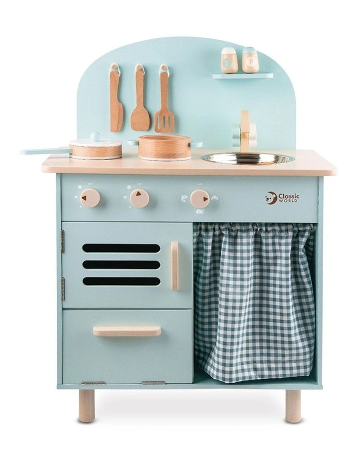 Blue Retro Kitchen