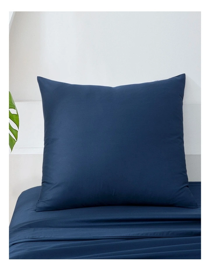 500TC Cotton Sateen Euro Pillowcase in Navy