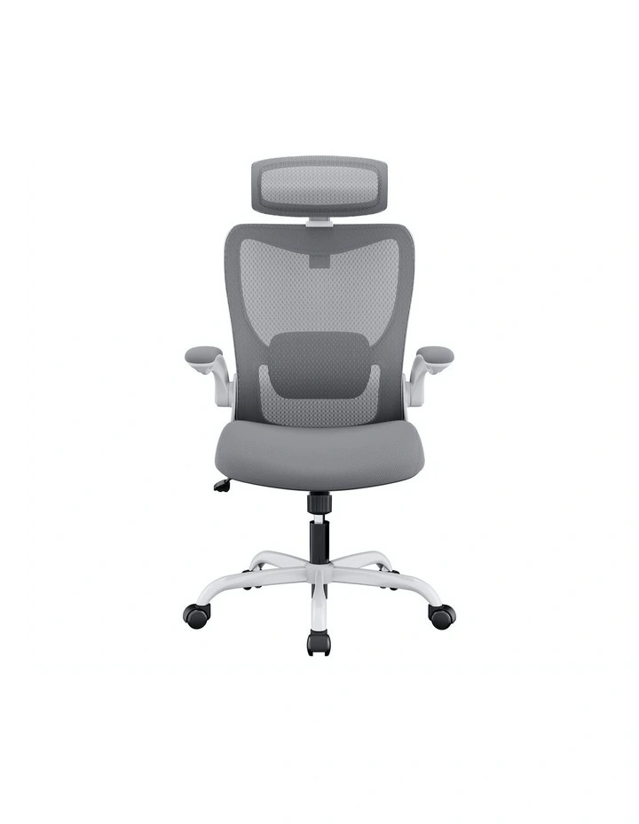 Mona Ergonomic High Back Chair in Grey
