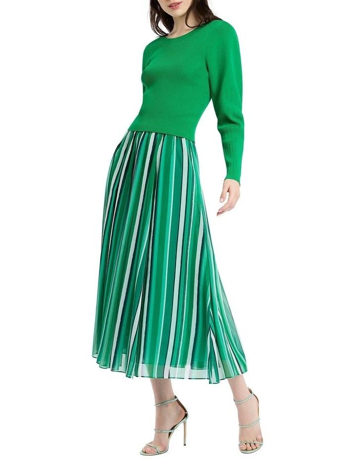 Dolores Crop Knit in Sassafras Green