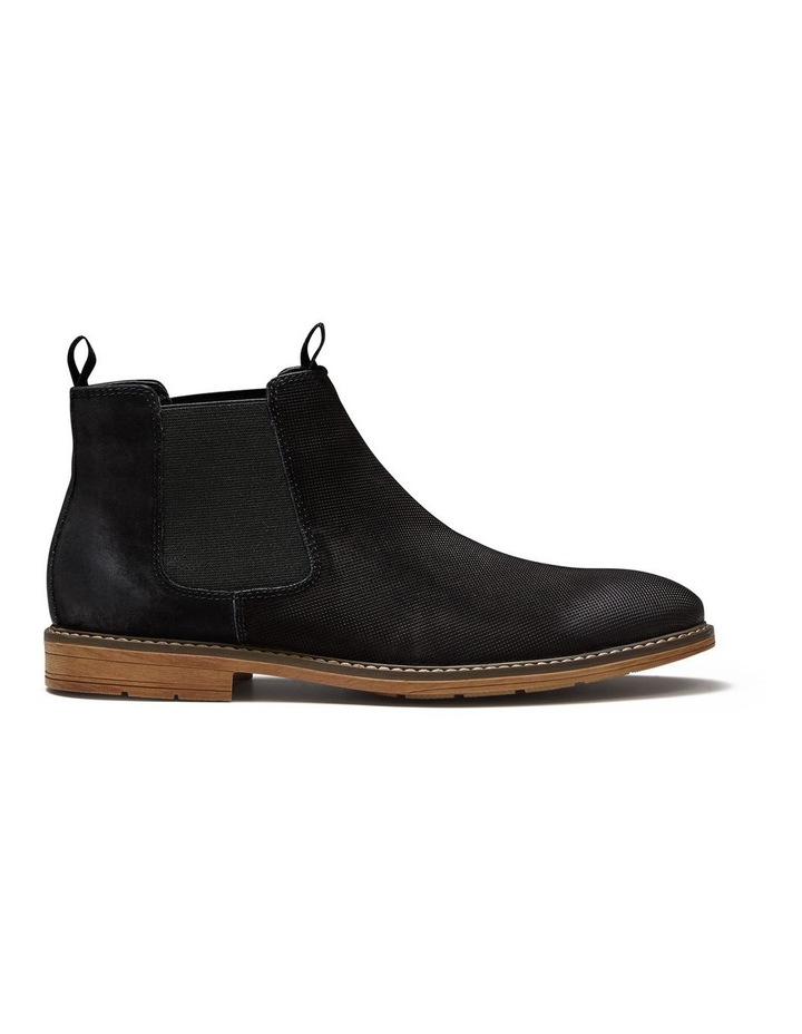 Miller Nubuck Chelsea Boots in Black