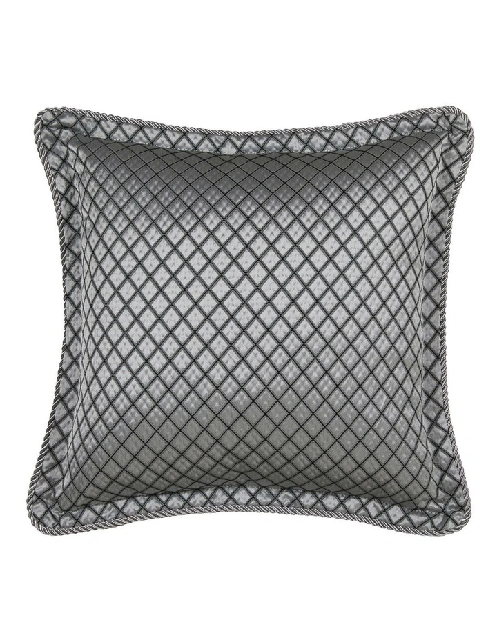 Lancaster Square Cushion in Silver