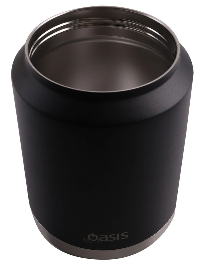 Stainless Steel Double Wall Insulated Jug W/ Carry Handle 2.1L Black