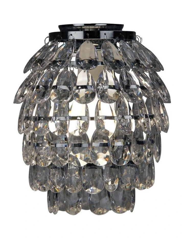 Bling Glass Crystal Drop DIY Batten Fix