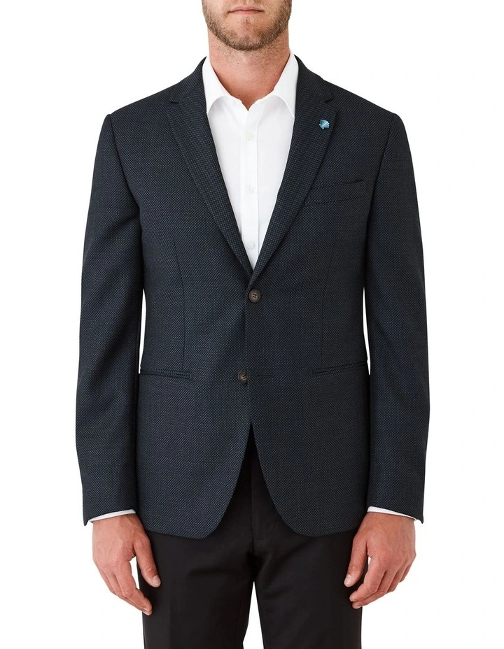 Accelerator Slim Fit Sports Jacket in Charcoal