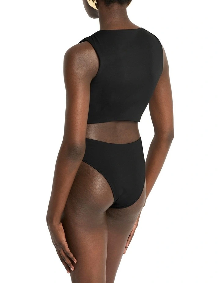 Expose Bodysuit in Noir