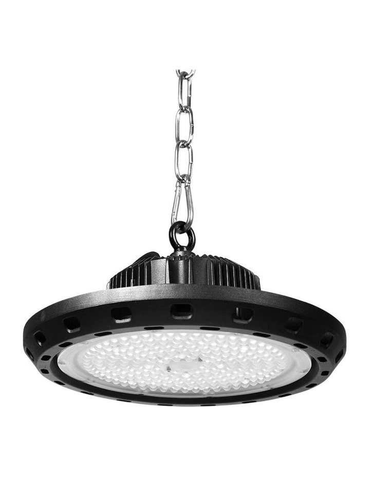 Shed LED High Bay UFO Lights in Black